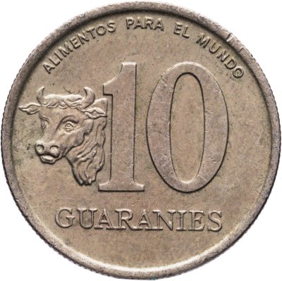 купить Парагвай 10 гуарани (guaranies) 1990