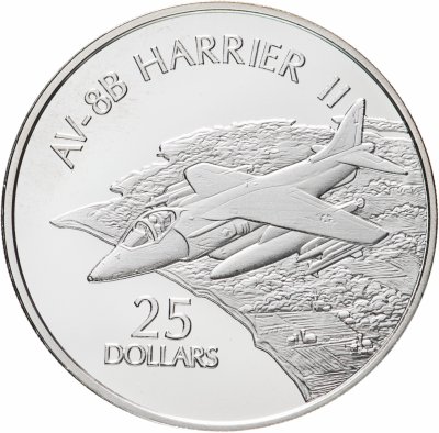 купить Соломоновы Острова 25 долларов 2003 «AV-8B HARRIER II»