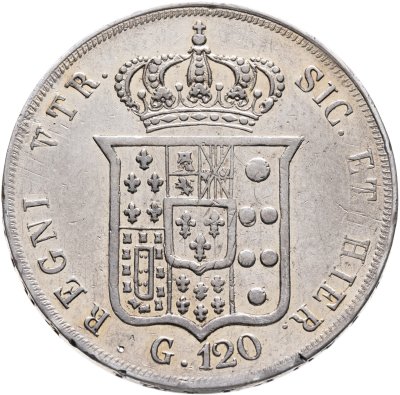 купить Италия, Королевство обеих Сицилий 120 грано 1855