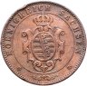 Купить Германия (Саксония) 5 пфеннигов (pfennig) 1862