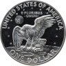 Купить США 1 доллар  1974 S доллар Эйзенхауэра (Лунный доллар) серебро, знак монетного двора "S" - Сан-Франциско