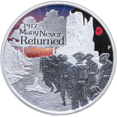 купить Австралия 1 доллар 2017 "Дух Anzak 100 лет" в футляре с сертификатом