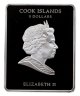 Купить Острова Кука 5 долларов 2009 «Леонардо да Винчи - Дама с горностаем» золотая маска