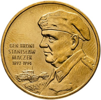 купить Польша 2 злотых (zlote) 2003 "Генерал Станислав Мачек"