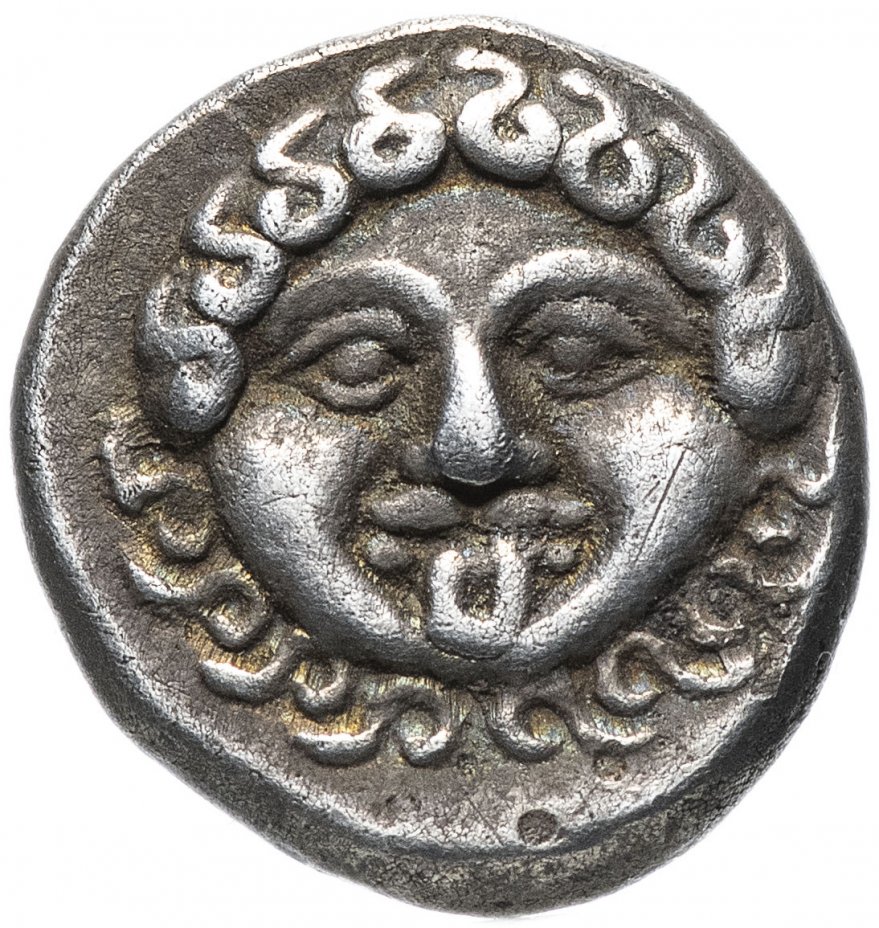 купить Фракия, Аполлония Понтийская, 450-400 годы до Р.Х., драхма. (Креветка,Медуза)