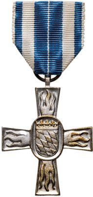 купить Германия медаль "Крест. За службу в пожарных частях" в коробке