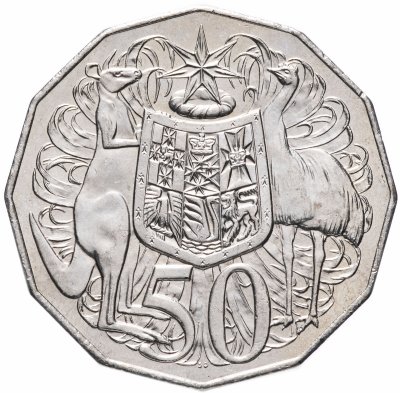 купить Австралия 50 центов (cents) 1999-2017 периода правления королевы Елизаветы II