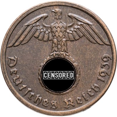 купить Германия, Третий рейх 1 рейхспфенниг (reichspfennig) 1939 A