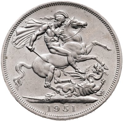купить Великобритания 5 шиллингов (shillings) 1951 "Британский фестиваль 1951 года"
