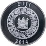 Купить Фиджи 10 долларов 2014 Год Лошади, Красный жемчуг