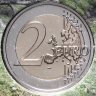 Купить Эстония 2 евро 2021 Волк в буклете