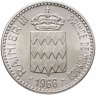 Купить Монако 10 франков (francs) 1966  110 лет вступлению на престол Чарльза III