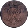 Купить Германия, Ганновер 1 пфенниг 1832