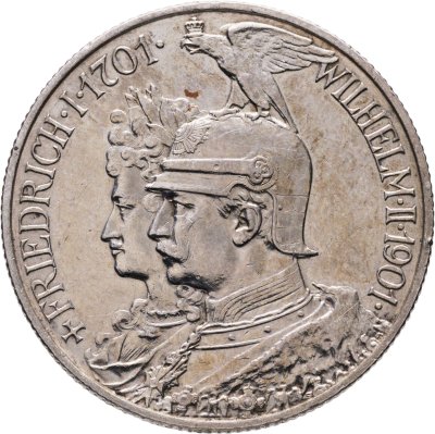 купить Германия (Империя) 2 марки (mark) 1901 "200 лет Пруссии"