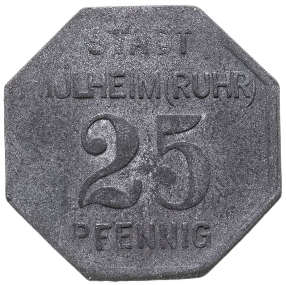 купить Германия (Мюльхайм-на-Руре) нотгельд  25 пфеннигов 1917