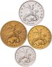 Купить Набор монет Банка России  2002 ММД  1, 5, 10 и 50 копеек  штемпельный блеск
