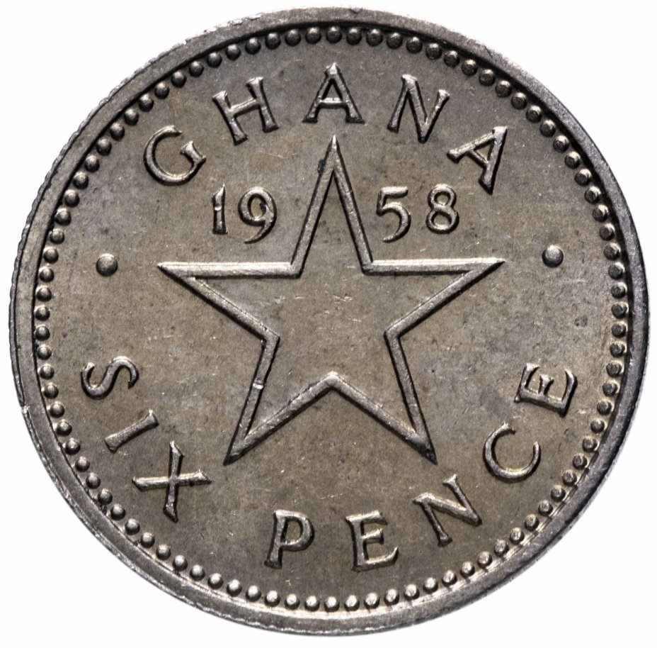 купить Гана 6 пенсов (pence) 1958
