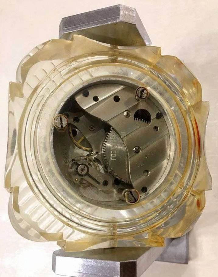 Часы танковые, металл, оргстекло, Челябинский часовой завод, СССР, 1950 ...