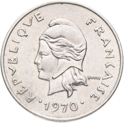 купить Новые Гебриды 10 франков (francs) 1970