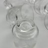 Купить Набор из 6-ти стопок, украшенных резными изображениями цветов, стекло, резьба, СССР, 1950-1960 гг.