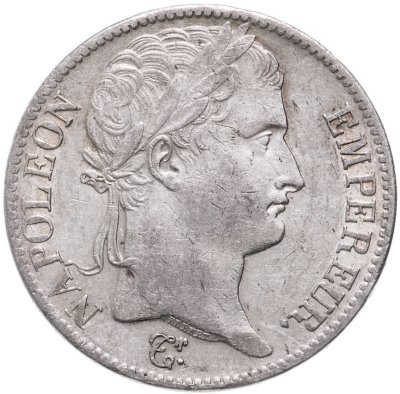 купить Франция 5 франков 1813 с портретом Императора Наполеона I Бонапарта