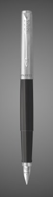 Купить Перьевая ручка Parker Jotter Black CT, перо:F, цвет чернил: blue, в подарочной упаковке., Металлы: нержавеющая сталь, пластик, 2026 г.