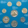 Купить Казахстан, годовой набор из 8-ми монет 2021 "30 лет независимости Казахстана" в буклете