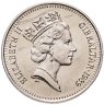 Купить Гибралтар 5 пенсов (pence) 1989