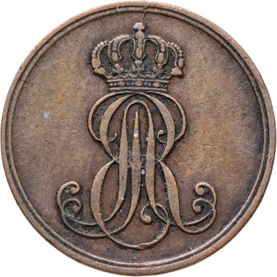 купить Ганновер 1 пфенниг (pfennig) 1846 B