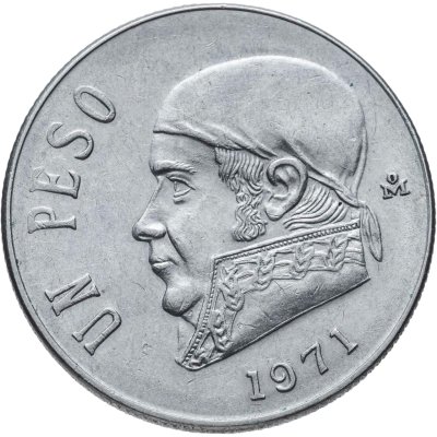 купить Мексика 1 песо (peso) 1971