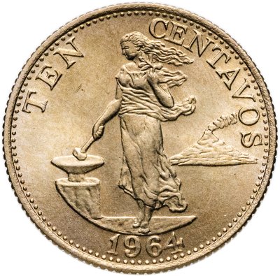 купить Филиппины 10 сентаво (centavos) 1964