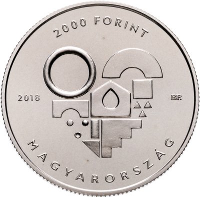 купить Венгрия 2000 форинтов 2018 "Год семьи" в капсуле