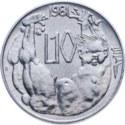 купить Сан-Марино 10 лир 1981 "Мир"