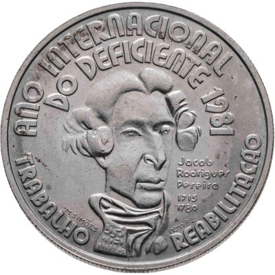 купить Португалия 100 эскудо (escudos) 1982 Международный год инвалидов