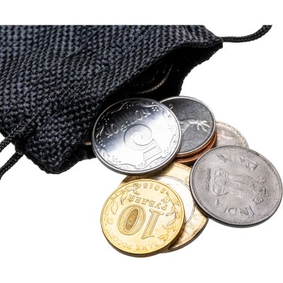 купить Набор из 15-ти монет стран мира в мешочке