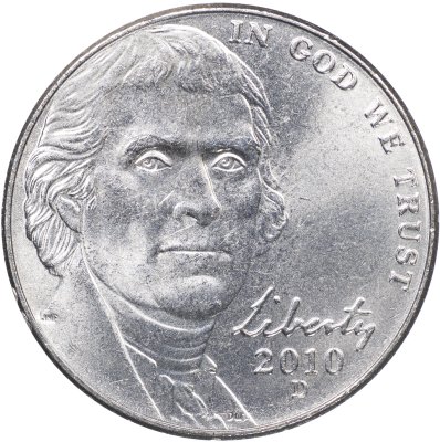 купить США 5 центов [Никель] 2010 D [KM#381] "Усовершенствованный Монтичелло"