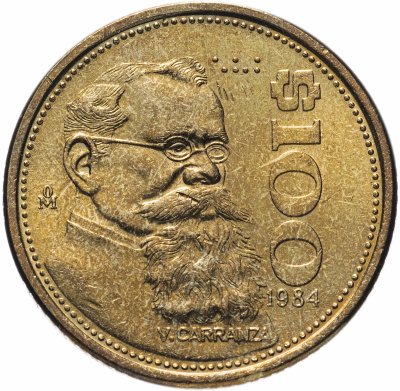 купить Мексика 100 песо (pesos) 1984