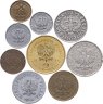 Купить Польша набор из 9 монет 1, 2, 5, 10, 50 грош, 1, 2 злотых 1923-2014
