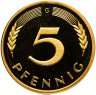 Купить Германия 5 пфеннигов (pfennig) 1995 G