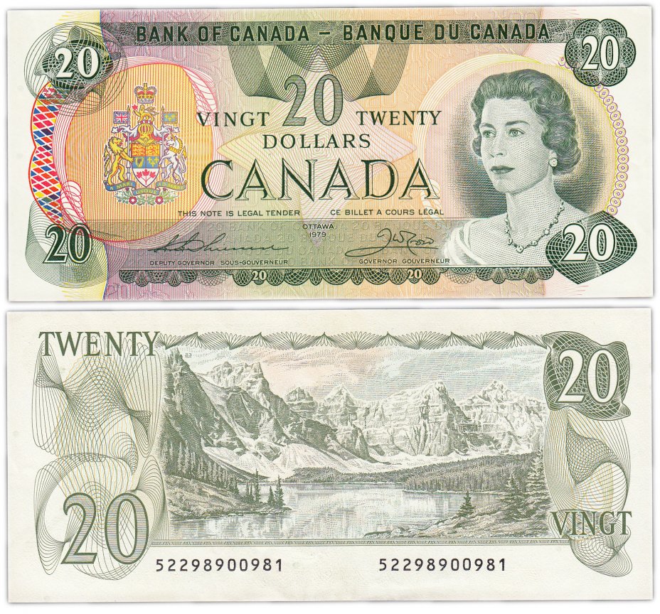 купить Канада 20 долларов 1979 (Pick 93c)