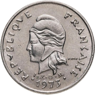 купить Новые Гебриды 10 франков (francs) 1973