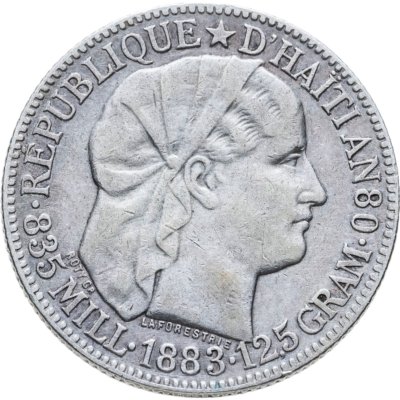 купить Гаити 50 сантимов (centimes) 1883