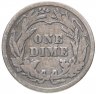 Купить США 10 центов (дайм, one dime) 1911  Barber Dime Без отметки монетного двора