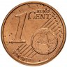 Купить Италия 1 евроцент (cent) 2002