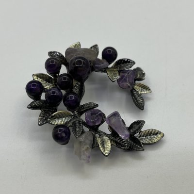 купить Брошь винтажная, поделочный камень, металл, СССР, 1970-1990 гг.