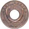 Купить Британская Восточная Африка 1 цент (cent) 1924 KN  знак монетного двора: "KN" - Кингз Нортон Металл, Бирмингем