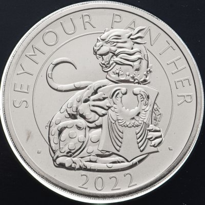 купить Великобритания 5 фунтов (pounds) 2022 "Звери Тюдоров - Пантера Сеймура"
