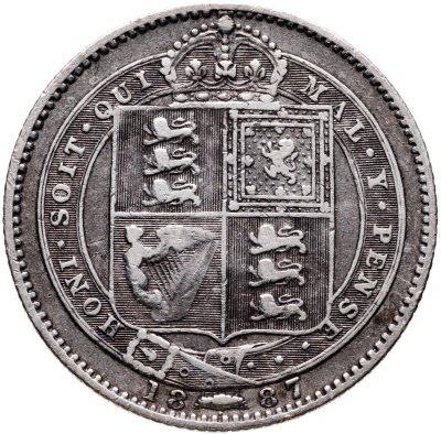 купить Великобритания 1 шиллинг (shilling) 1887