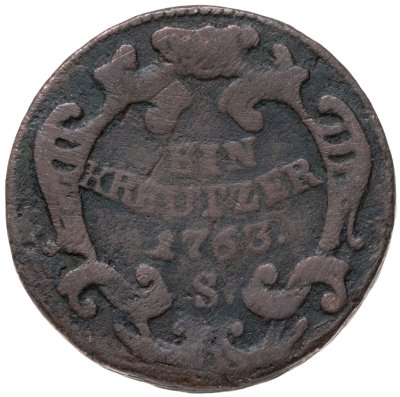 купить Австрия 1 крейцер 1763