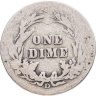 Купить США 10 центов (дайм, one dime) 1911 D Barber Dime знак монетного двора: "D" - Денвер